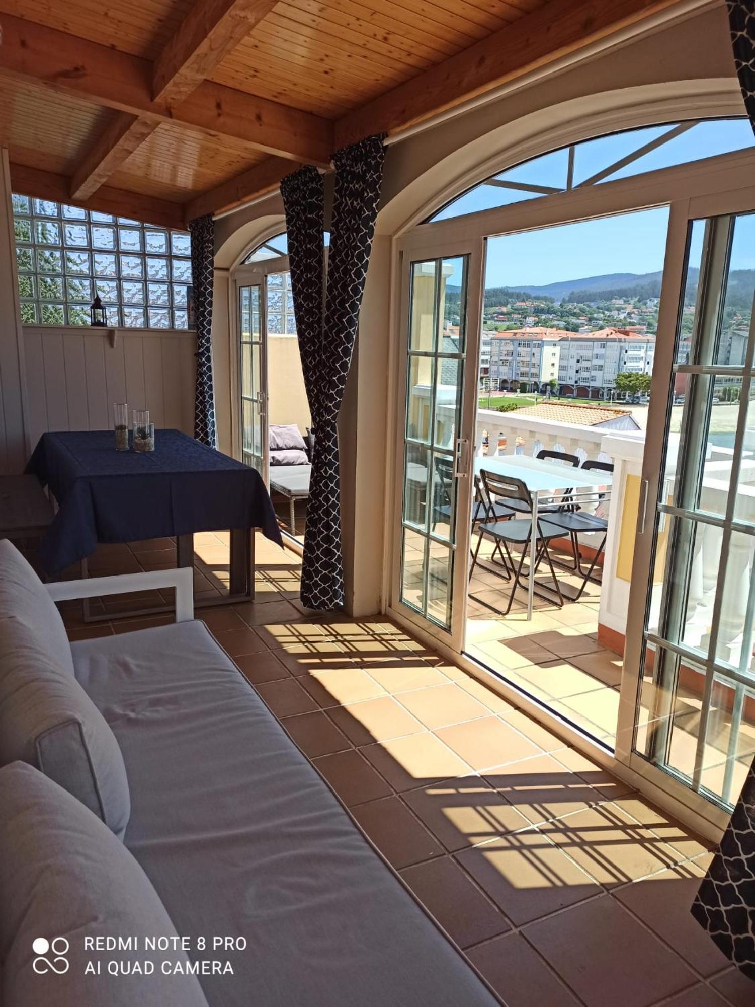 Casa Da Costa - Piso Con Galeria Y Terraza Con Vistas Al Mar Villa Cedeira Dış mekan fotoğraf